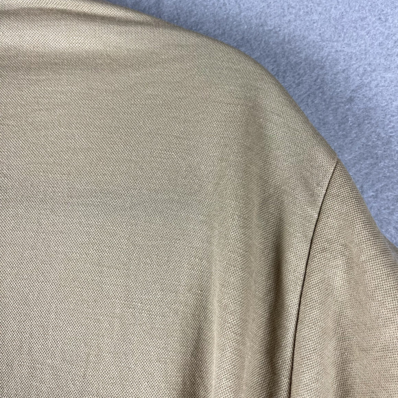 Mango Smock Mini Dress Women Large Tan V Neck Boho Relaxed Peasant Cottagagecore - Picture 13 of 14